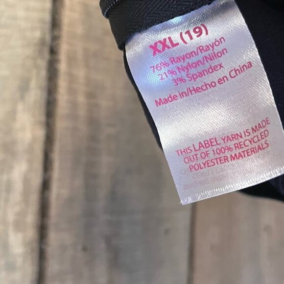 No Boundaries Black Pull On Skinny Fit Pants Size XXXL - Picture 9 of 12